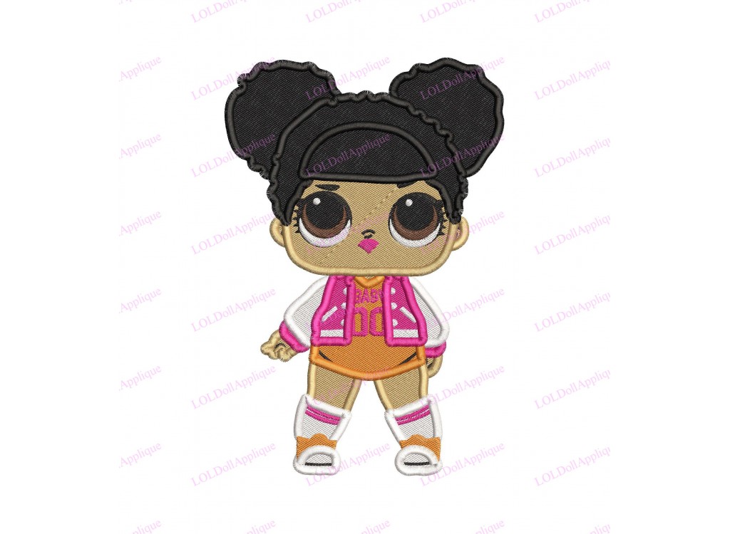 Hoops Mvp Lol Dolls Surprise 01 Fill Embroidery Design
